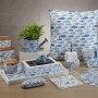 Basket set Versa Aqua 14 x 14 x 14 cm