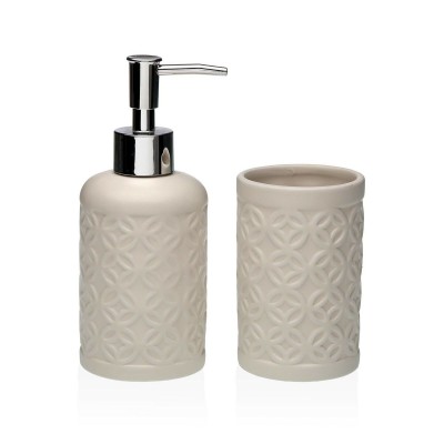 Bath Set Versa Beige Dolomite 6,8 x 17 x 6,8 cm