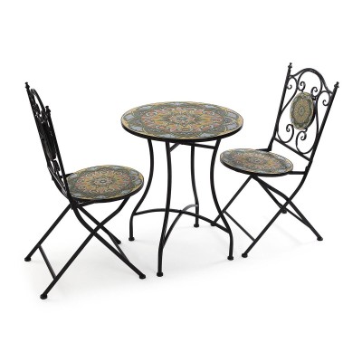 Table set with 2 chairs Versa Italo 60 x 71 x 60 cm