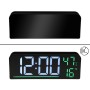 Alarm Clock Versa White Black Green
