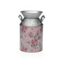 Vase Versa Rose Métal Fleurs 13 x 15,5 x 21 cm
