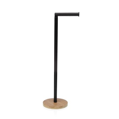 Toilet Roll Holder Versa Black 67 cm