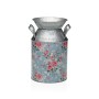 Vase Versa Blue Metal Flowers 13 x 15,5 x 21 cm