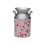 Vase Versa Rouge Métal Coeurs 13 x 15,5 x 21 cm