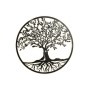 Wall Decoration Home ESPRIT Black Tree Cottage 99 x 2 x 99 cm