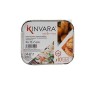 Lot de plateaux pour aliments Kinvara 16144 Aluminium 14,5 x 7,5 x 12,5 cm Jetable Avec couvercle (12 Unités)