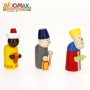 Christmas nativity set Woomax Wood plywood 23 x 16 x 11 cm (4 Units)