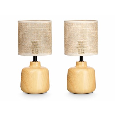 Desk lamp Brown 60 W 2 Units