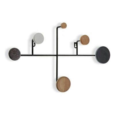 Porte-manteau Versa Métal Bois Résine Bois MDF (30 x 8 x 52 cm)