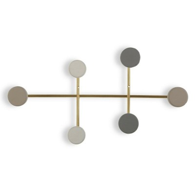 Porte-manteau Versa Multicouleur Métal Résine Bois MDF 6,5 x 22 x 41 cm (6,5 x 22 x 41 cm)