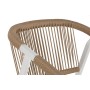 Ensemble Table + 6 Chaises Home ESPRIT Blanc Naturel Résine Aluminium 180 x 90 x 75 cm