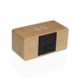Alarm Clock Versa MDF Wood Minimalist 7 x 7 x 15 cm