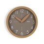 Horloge Murale Versa Gris Plastique Minimaliste 4,1 x 30 x 30 cm