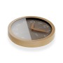 Horloge Murale Versa Gris Plastique Minimaliste 4,1 x 30 x 30 cm