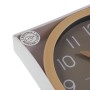 Horloge Murale Versa Gris Plastique Minimaliste 4,1 x 30 x 30 cm