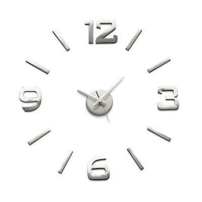 Horloge Murale Versa Argenté polypropylène