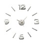 Horloge Murale Versa Argenté polypropylène