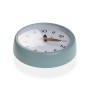 Horloge Murale Versa Blanc Vert Plastique
