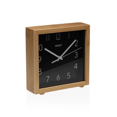 Horloge de table Versa Noir Minimaliste