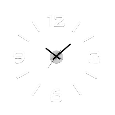 Horloge Murale Versa Blanc Plastique