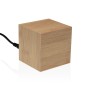 Alarm Clock Versa MDF Wood Minimalist 6,4 x 6,3 x 6,4 cm