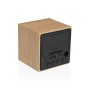 Alarm Clock Versa MDF Wood Minimalist 6,4 x 6,3 x 6,4 cm