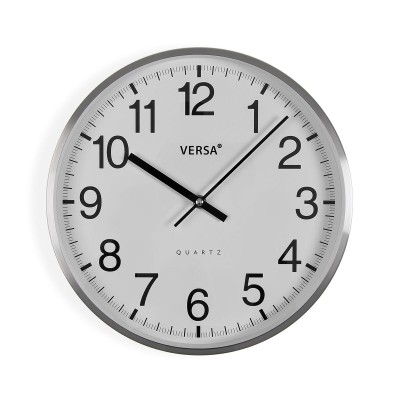Horloge Murale Versa Blanc Métal