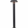 Solar lamp Brilliant Black Metal Plastic 4 W