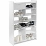 Range-chaussures MÜNSTER Blanc Rectangulaire 71,5 x 25 x 109 cm