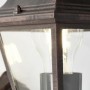 Lanterne pour Jardin Brilliant Nissie Orange Noir oxydé 60 W E27 Extérieur