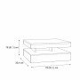 Table Basse Marron 78 x 78 x 36 cm