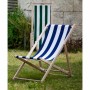 Chaise longue Jardin Prive Bleu 101 x 56 x 96 cm