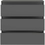 Chest of drawers CHELSEA  Grey Anthracite 77,2 x 42,2 x 79,9 cm