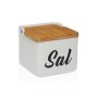 Salt Shaker with Lid Versa Sal White Ceramic 12,2 x 11,5 x 12,2 cm