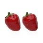 Salt and Pepper Shakers Versa Ceramic Dolomite Strawberry 6,3 X 7,3 X 6,3 CM