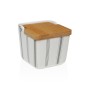 Salt Shaker with Lid Versa G-LINES Ceramic 8,8 x 8,5 x 8,8 cm