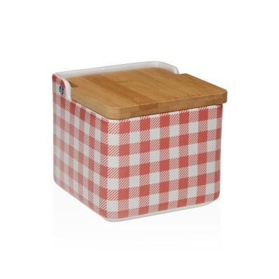 Salt Shaker with Lid Versa VICHY  Ceramic 12,2 x 11,5 x 12,2 cm