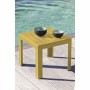 Table d'appoint Grosfillex Miami Jaune 40 x 40 x 39 cm