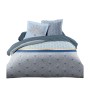 Duvet cover set HOME LINGE PASSION Blue White Double bed 240 x 260 cm