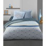 Parure de couette HOME LINGE PASSION Bleu Blanc Lit double 240 x 260 cm