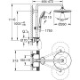 Shower Column Grohe VITALIO SYSTEM 260