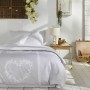 Duvet cover set TODAY White Grey 220 x 240 cm