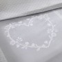 Duvet cover set TODAY White Grey 220 x 240 cm