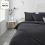 Duvet cover set TODAY Percale Black Grey Anthracite 240 x 260 cm