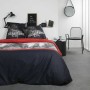 Parure de couette TODAY Clem Noir Rouge Lit double 220 x 240 cm