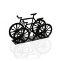 Napkin holder Versa Black Metal Ceramic Steel Iron 4,5 x 9,5 x 16,5 cm Bicycle