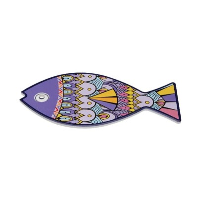 Dessous de plat Versa Liège Céramique Poisson 14 x 0,7 x 20 cm