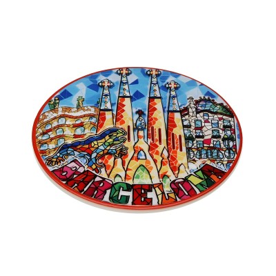 Dessous de plat Versa Barcelona Liège Céramique 20 X 0,6 X 20 CM