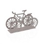 Napkin holder Versa Grey Metal Steel Iron 4,5 x 9,5 x 16,5 cm Bicycle