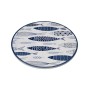 Table Mat Versa Blue Cork Ceramic Fish 20 X 0,6 X 20 CM